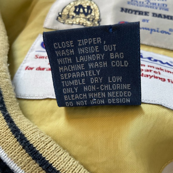 VTG Champion Notre Dame Fighting Irish Pullover Jacket Men’s Size XL NCAA - Picture 12 of 12